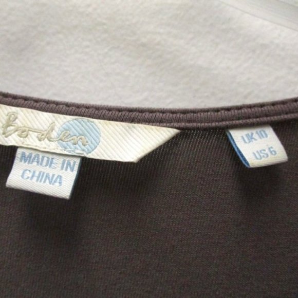 Boden Jeweled Neckline Viscose Dress - Picture 5 of 6